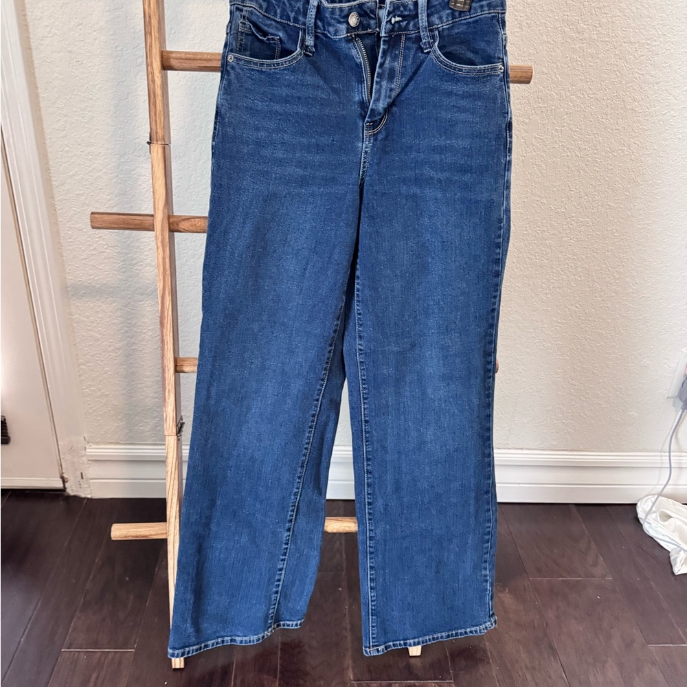 New York and Company Blue Straight Leg Women's Jeans